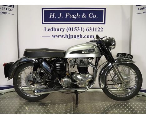 Norton 650SS motorcycle. 1962. 650ccFrame No. 18104206Engine No. 10420618Runs but has not been ridden for 18 months and will 