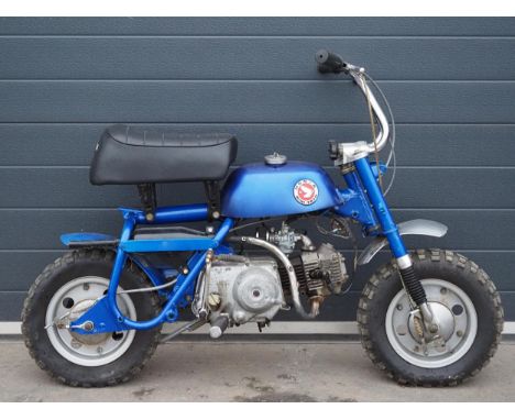 Honda Z50 monkey bike. Engine No. Z50AE119260Runs No docs. US import