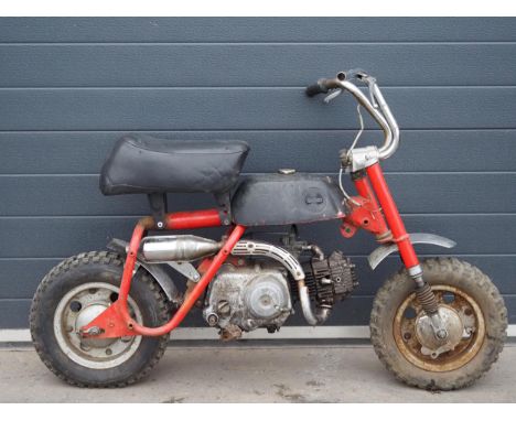 Honda Z50 monkey bike project. Engine No. Z50AE-407225No docs. US import