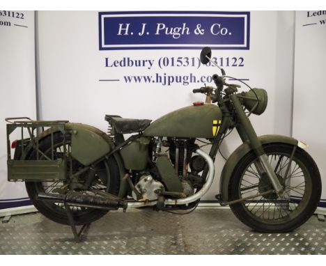 Matchless G3L motorcycle. 1947. 350ccFrame No. 59223Engine No. 76416Part of a deceased estate. Engine turns over with compres