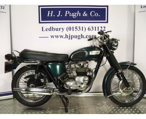 Triumph 500 Daytona motorcycle. 1975. 500cc Frame No. H26670 Engine No. AD37081 Runs and rides. Comes with new tyres and batt