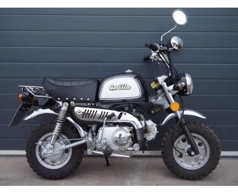 Skyteam Gorilla monkey bike. 2009. 110cc. Engine turns over. Reg. YW58 HFG. V5