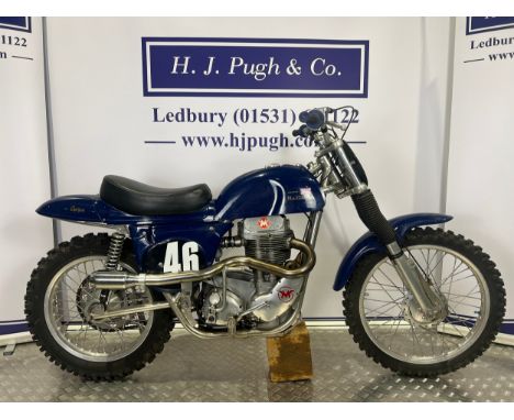 Matchless Rickman Metisse motorcycle. 1990.Believed to have a 1956 Matchless G80 CS engine, MRD frame, AMC Matchless gearbox 