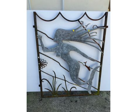 Hand Made Mermaid Garden Gate - 92cm x 122cm 