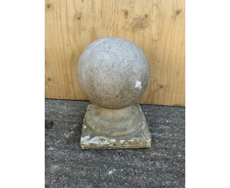 Concrete Garden Sphere Finial - 30 cm 