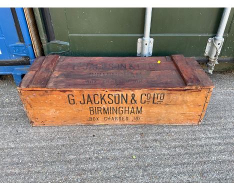 Wooden Banana Box and Contents - Tools 