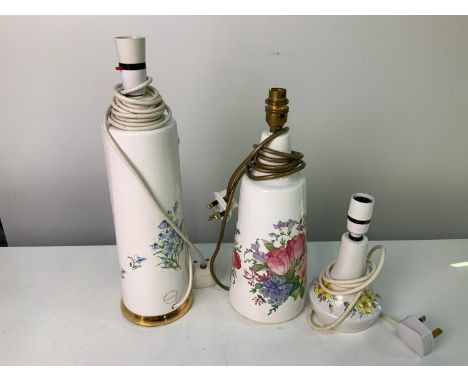 3x Ceramic Lamp Bases - Studio Ceramics Braunton 
