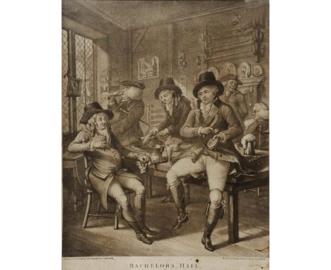 BOWLES & CARVER (pubs.) 'Bachelors Hall', mezzotint, No. 609 Pub c.June 1800, 36 x 26cm; and five further various prints (6)