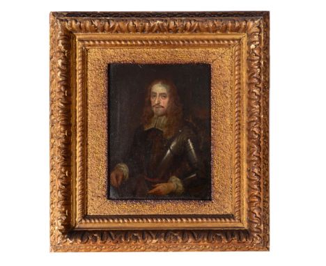 ENGLISH SCHOOL (LATE C17TH) Portrait of Henry Ireton (1611-1661), oil on copper, inscribed faintly to the back board 'Ireton,