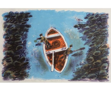 BERNARD CHEESE (1925-2013) 'On the Rocks', lithograph in colours, artist's proof, pencil signed, titled and No. 3/10 in the m