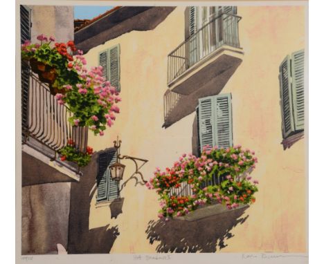 ILANA RICHARDSON (20TH/21ST CENTURY) 'Hot Shades I' and 'Hot Shades II', a pair, prints in colours, pencil signed, titled and