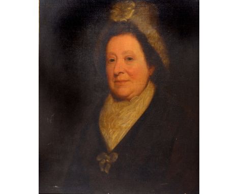 ENGLISH SCHOOL, EARLY 19TH CENTURY Portrait of Anne, wife of Rev. Robert Cooke, oils on canvas, 59 x 49cm