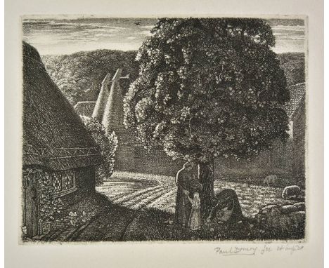 *@Drury (Paul, 1903-1987). September, 1928, etching on wove paper (with partial watermark to upper edge), signed and dated Pa