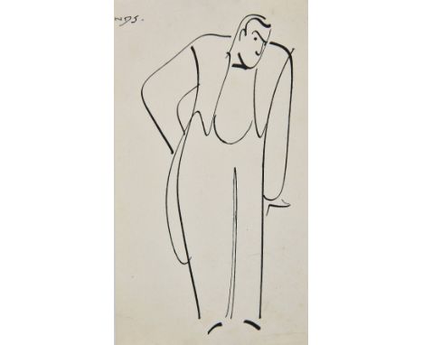 *Dudley Short (Norman, 1882-1951). A collection of 23 original one-line drawings, circa 1920-1950,  23 pen &amp; ink or black