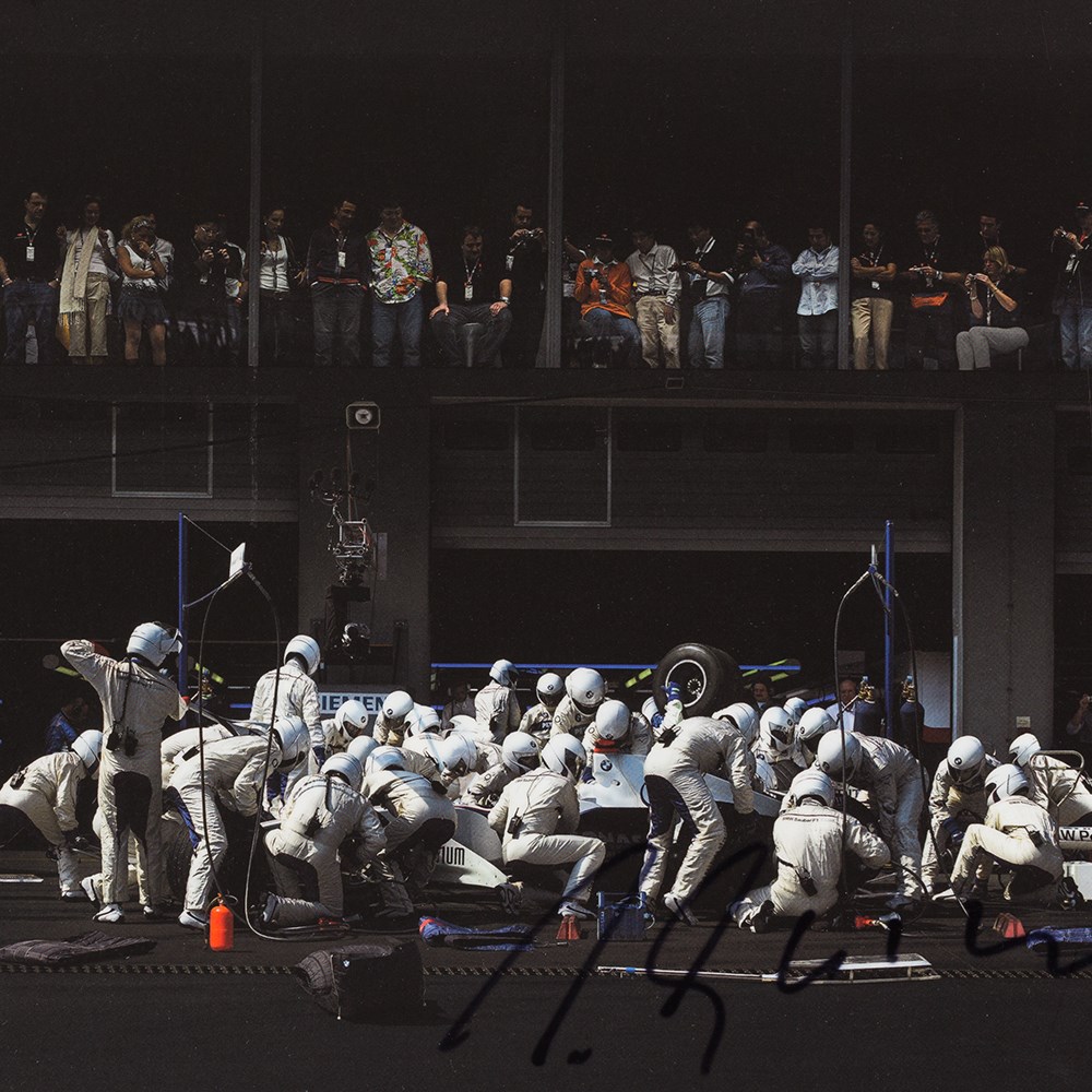 After Andreas Gursky, F1 Boxenstopp I, Color Offset, 2007