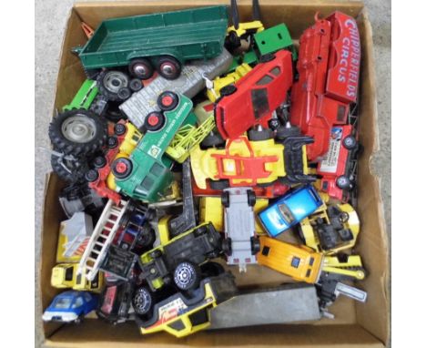 A collection of die-cast model vehicles, Corgi, Dinky, etc. 