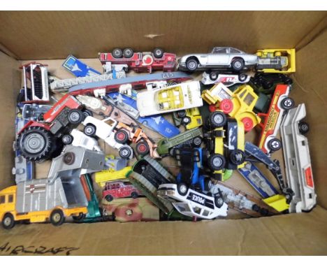 A collection of die-cast model vehicles, Corgi, Dinky, etc. 