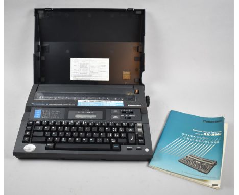 A Panasonic Thermal Writer 12 Electronic Typewriter with Instruction Manual 