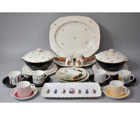A Collection of Various Mid/Late 20th Century Dinner and Teawares to comprise Swedish Coffee Cans and Saucers by Rorstrand Pa