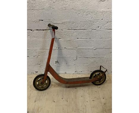 A Vintage child's scooter, H73cm