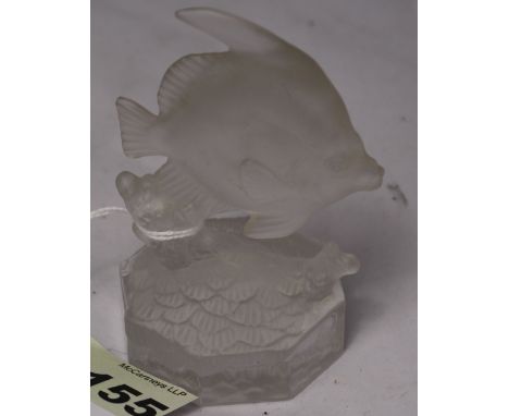 		A Goebel frosted glass fish signed to the base. 3 3/4' high. C.R. All good