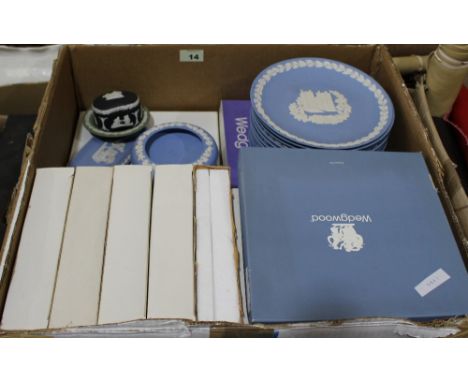 		A quantity of Wedgewood Christmas plates and other Wedgewood Jasperware