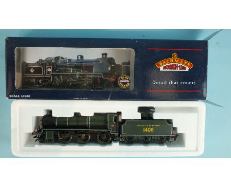 Bachmann 32-160 SR N Class 2-6-0 locomotive no.1406.