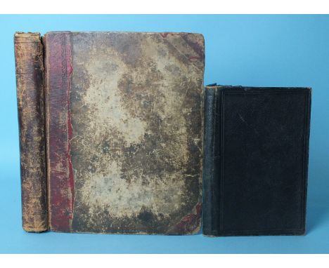 A bound 19th century manuscript of receipts by Maria Willoughby, started April 24th 1831 and continuing to be added to until 
