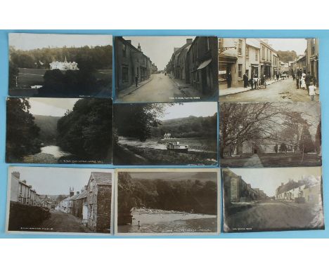 Approximately 50 local postcards, including RPs by W R Gay and Chapman & Son.