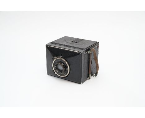 A C. P. Goerz Mentor Compur Reflex Camera, with Carl Zeiss Jena Tessar f/4.5 105mm lens, body, G, shutter working, lens, G, s