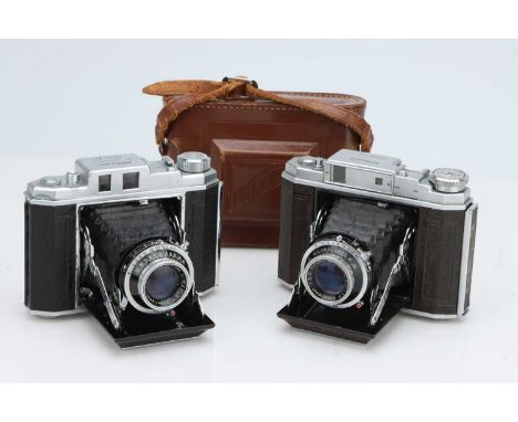 Two Mihama Cameras, including Rhyme Six, with Kouler Anastigmat f/3.5 75mm lens and Model IIIA, with C. Kepler Anastigmat f/3