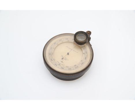 A Surveying Barometer, English, c.1900, signed in script to the face 'Surveying Barometer, Payul Weiss, Denver, Compensated' 