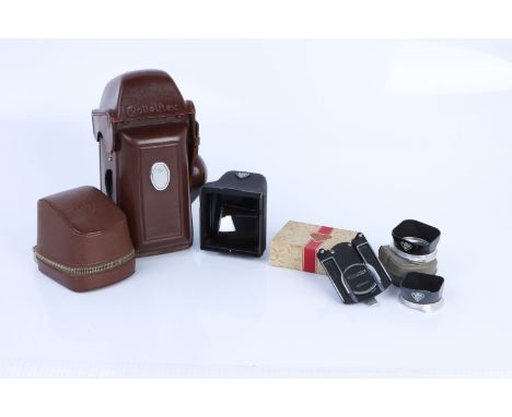 A Small Selection of Rollei Accessories, including prism, lens hood, case and more (a lot)