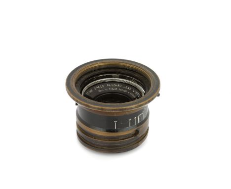 A Cooke Speed Panchro f/2 1" Lens, Newman Sinclair mount, black, serial no. 319761, body F-G, elements, G, some cleaning mark