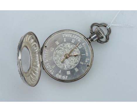 a French Pocket Watch, dial marked 'Phillippe Horologer Fab. Palais Royal 66-67', the movement marked 'S Marx et Fils', curre