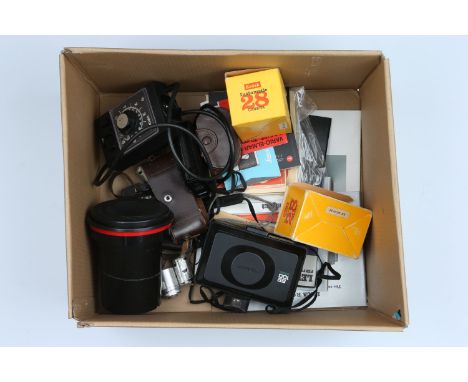 A Selection of Various Cameras &amp; Accessories, including Polaroid EE100, Leica literature, light meter and more (a lot)
