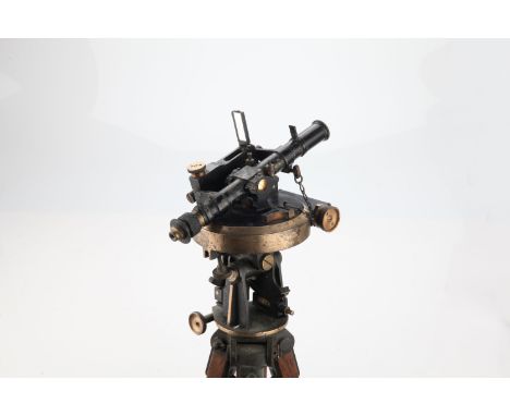 Military Artillery Director, English, dated 1914, signed DIRECTOR No.3 MARK I, W. OTTWAY &amp; CO, 1914, No.617, telescope wi