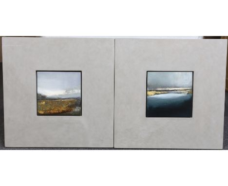 Marco Crivello (Contemporary), pair of oils on panel, 'Celtic Trace' and 'Light on the sea I', signed, titled and dated 2004 