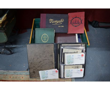 A quantity of 19th century and later world stamps and first day covers, loose and in albums, to/w related ephemera, including