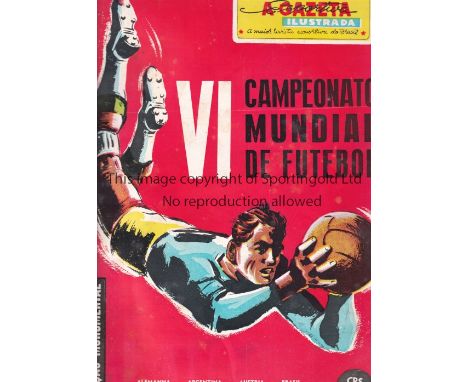 1958 FIFA WORLD CUP SWEDEN     The 196-page report published in Brazil by ''A Gazeta Ilustrada'' in July 1958 a few days afte