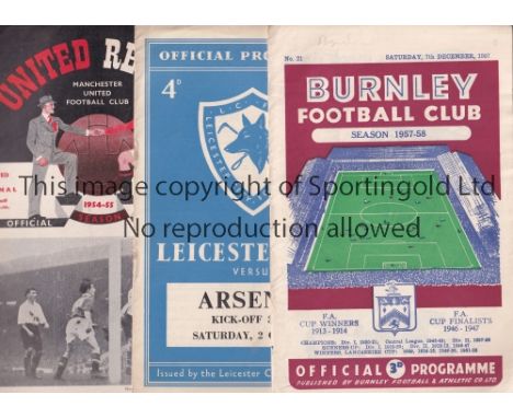 ARSENAL       A collection of 89 Arsenal away programmes 1953/54 to 1959/60 to include v Aston Villa , Bolton , Burnley , Car
