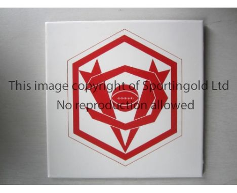 ARSENAL      Ceramic tile with the Arsenal logo from the 1930's removed from Highbury Stadium when it was demolished in 2006.