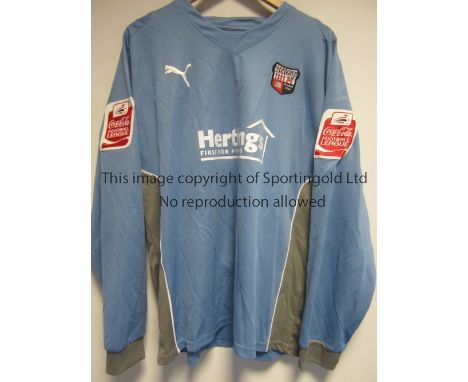 WOJCIECH SZCZESNY BRENTFORD SHIRT        Player issue light blue with grey trimmings Brentford shirt, with Coca Cola Football
