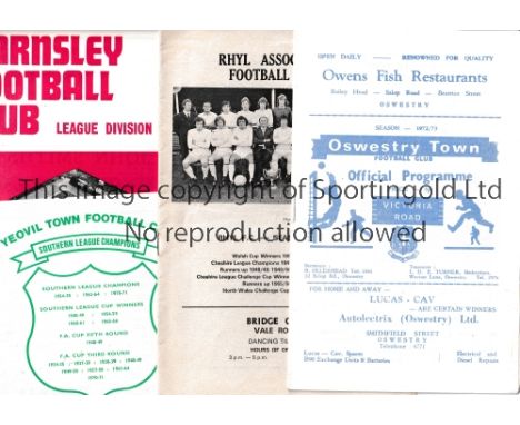 HEREFORD UNITED 1972/3&nbsp; &nbsp; &nbsp;Thirty away programmes for their first League season, complete 23 League, 1 FA Cup,