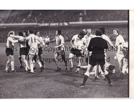 LEEDS A collection of 12 Leeds United Press Photos from the 1970's (mostly 12 x 10 inches) to include 2 from the 1972 FA Cup 