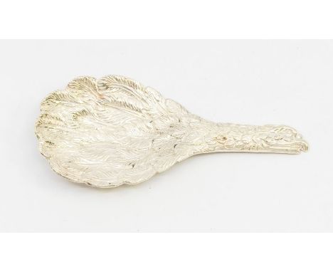A Modern Scottish silver caddy spoon cast in the form of an Eagle with full plumes to bowl, hallmarked by A &amp; G Cairncros