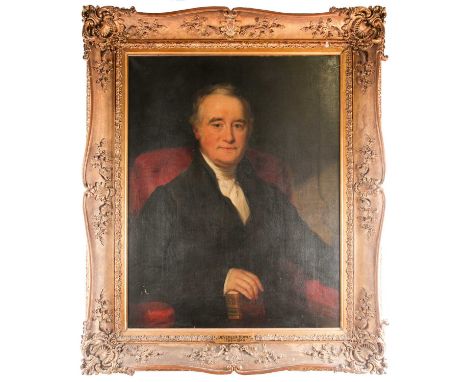 Edward Coleman (c.1795-1867) A portrait of Devereux Bowly 1765-1848. Marked Edw'd Coleman Pinx't to the reverse of the canvas