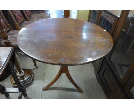 A Victorian mahogany tripod table