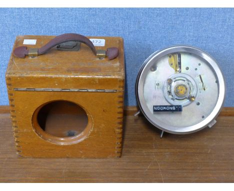 A pigeon racing clock