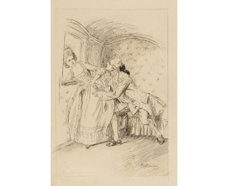 Original Illustration.- Thomson (Hugh) "For Heaven's Sake, What is the Matter?", pen &amp; ink drawing, prepared for an editi